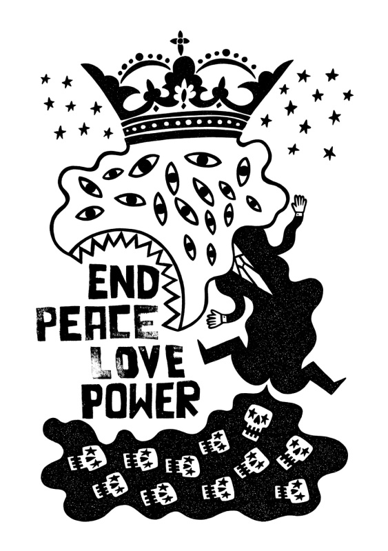 end peace love power